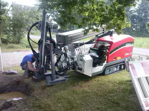kompakte Spühlbohranlage compact drilling machine © TERRA AG, Reiden, Switzerland