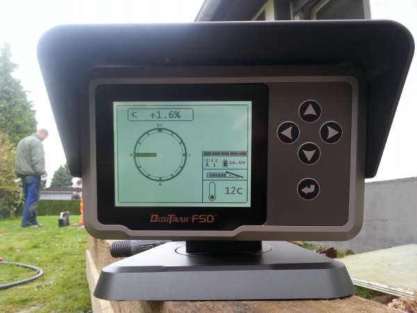 Orten der Pilotbohrung, locates the pilot bore© TERRA AG, Reiden, Switzerland