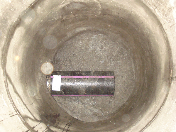 Eingeschraubtes Kurzrohrmodul, mounted short pipe module © TERRA AG, Reiden, Switzerland
