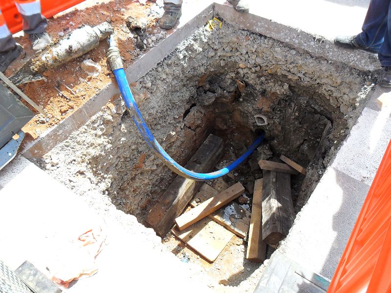 Gussrohr mit Seilzug erneuert
© TERRA AG, Reiden, Switzerland