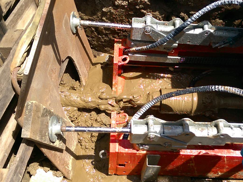 Positioning of the machine