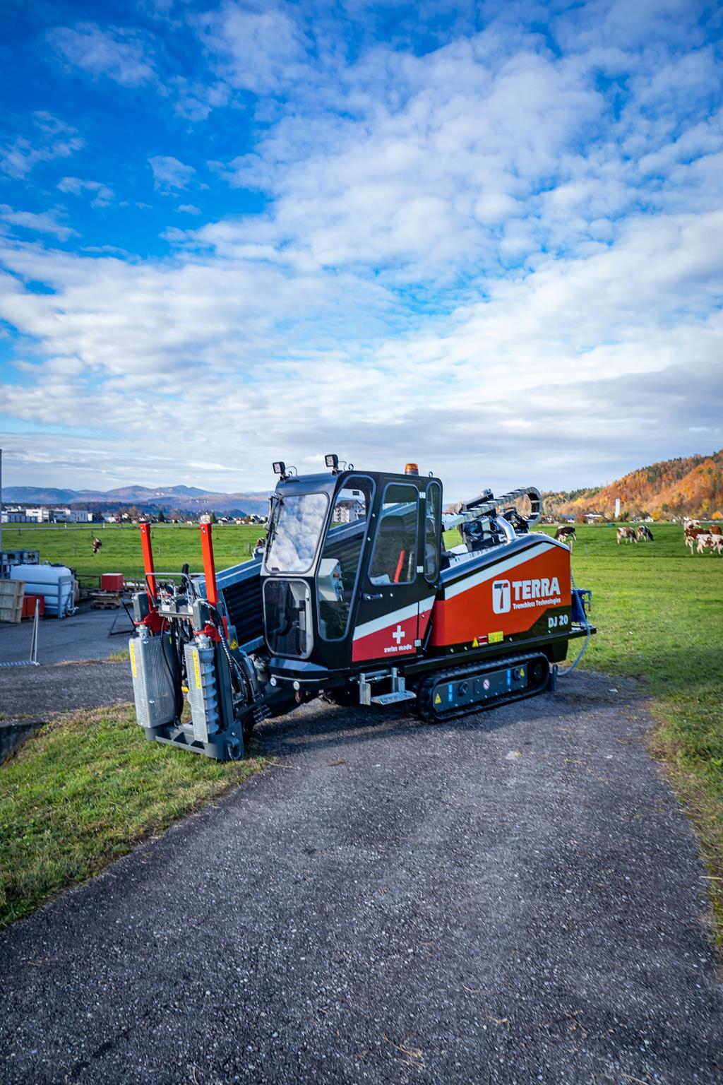 One of the most productive 9 tonnes HDD drill rigs in its class - the DJ 20