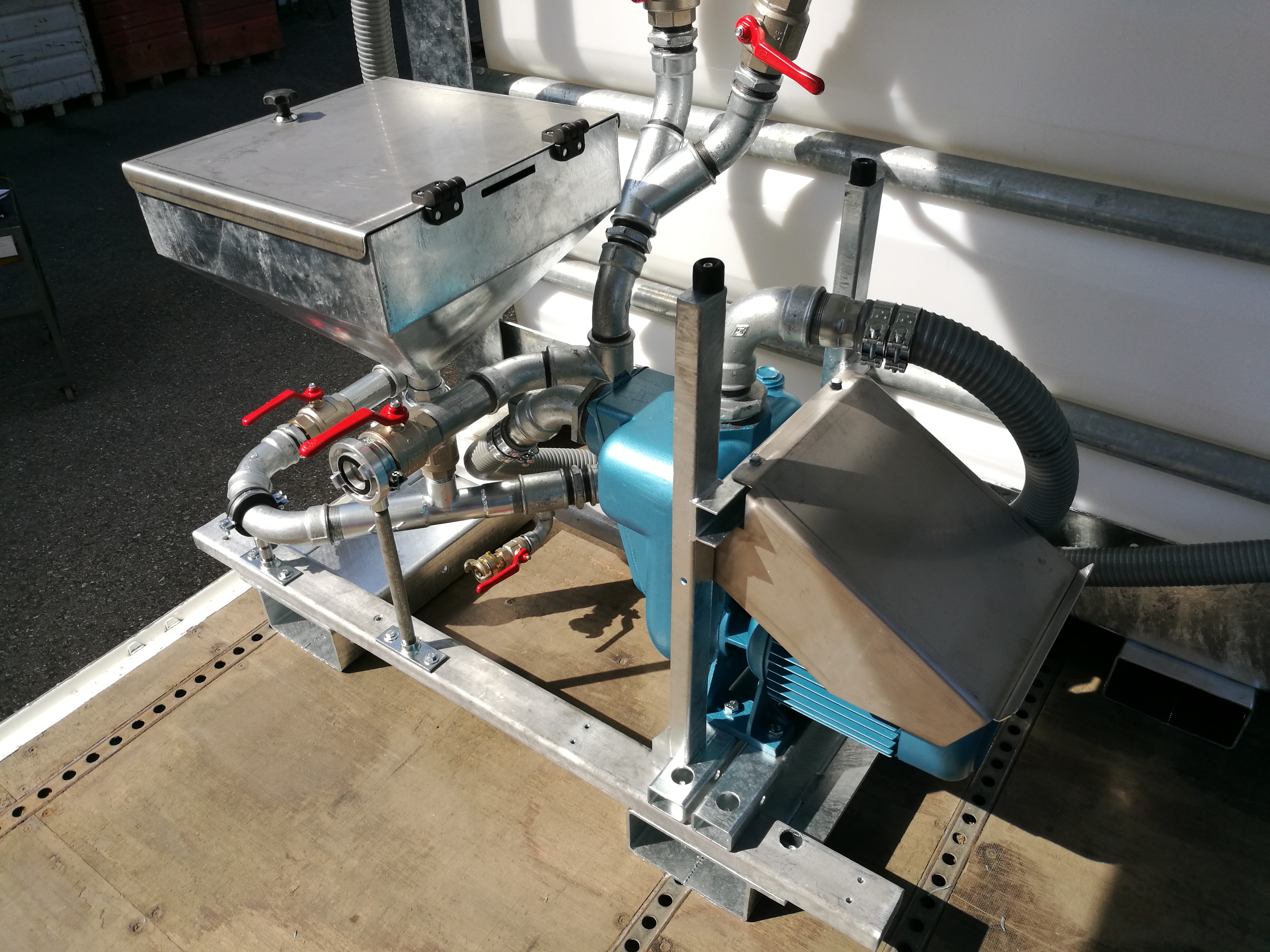 Mixing station MS 850e - electrical driven pump