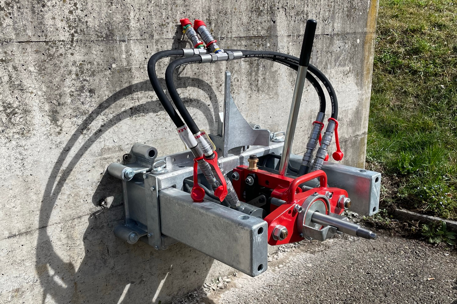 Richtpressanlage, Rod pusher